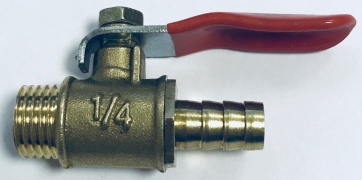 Клапан воздушный с внутренней М1/4х1,25 на трубку 08050